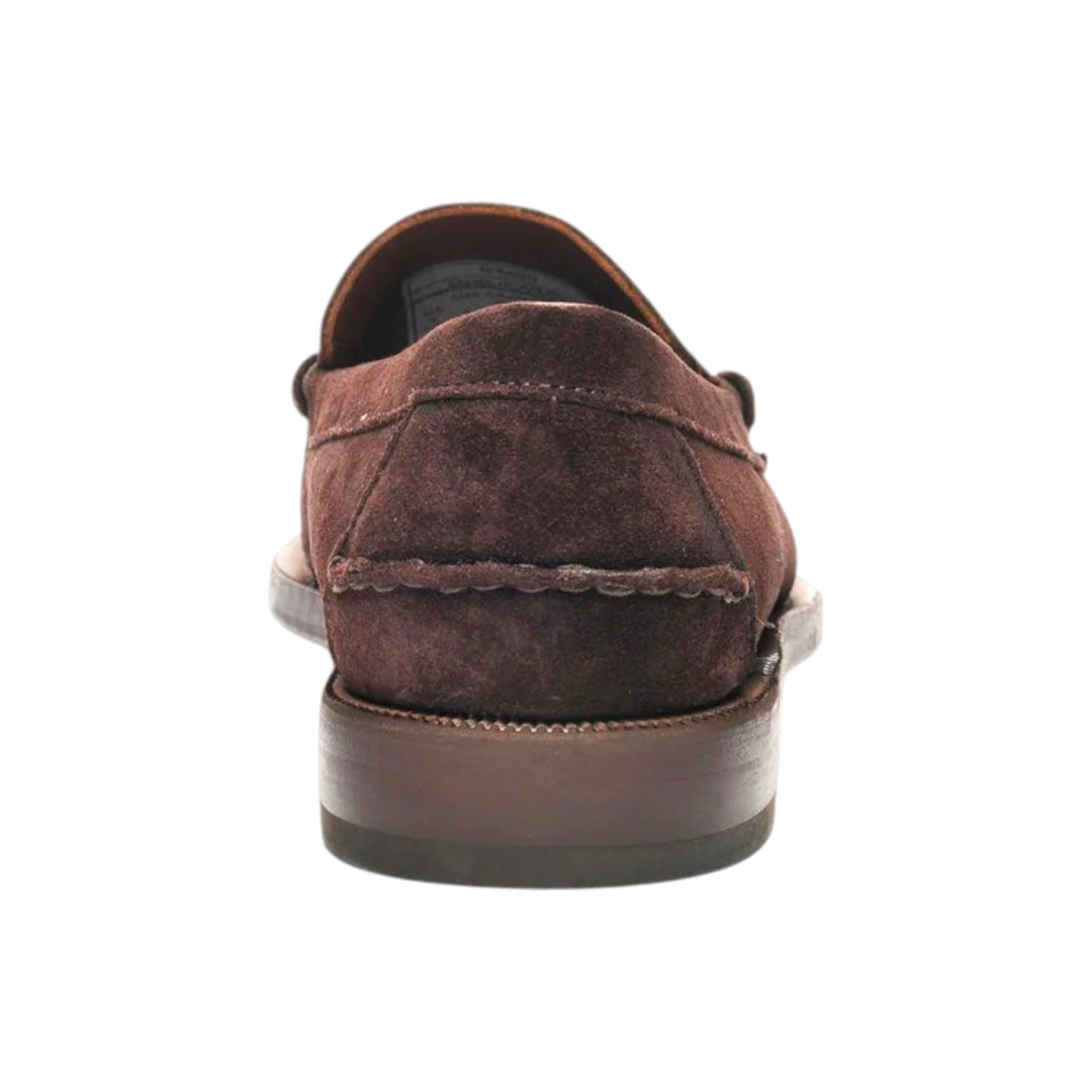 Mocassins en cuir véritable GoodYear suédé marron