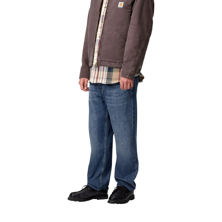 Pantalon Marlow bleu foncé usé