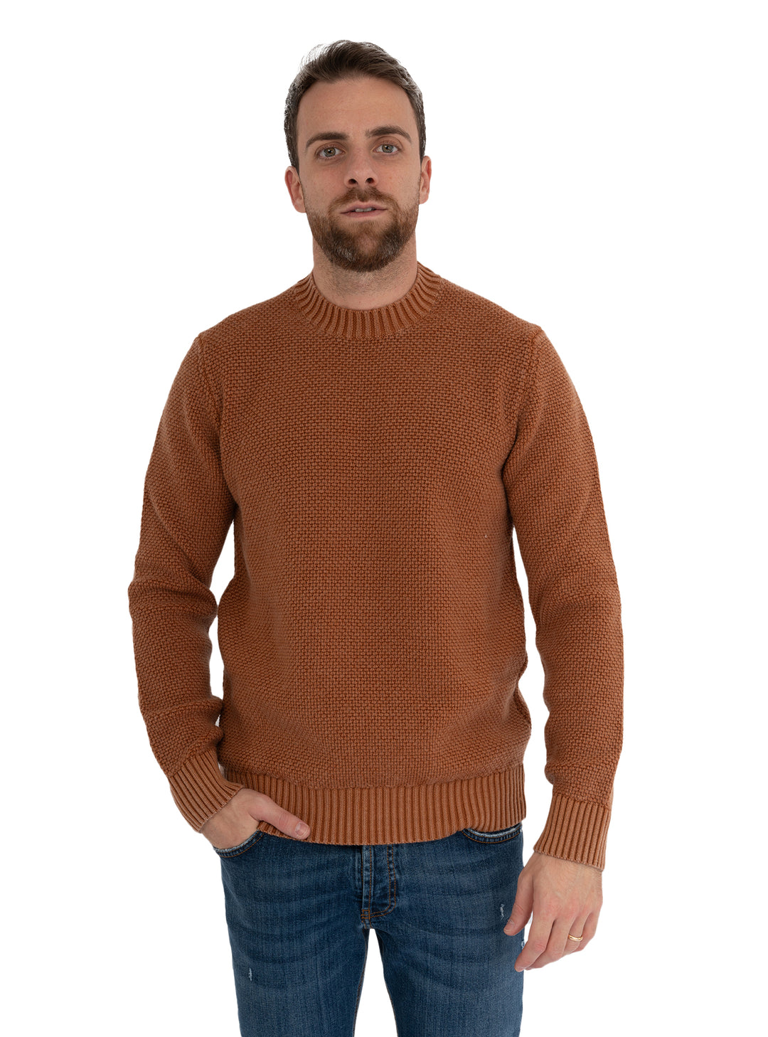 image-1-cercle-1901-col-roulé-laine-vierge-point-gennaro-terracotta-bonneterie-cn4624-col-roulé-p-gennaro-amande