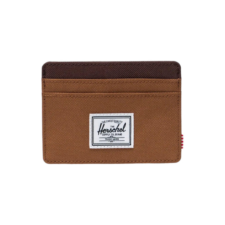 image-1-herschel-porte-documents-nylon-marron-portefeuille-charlie-porte-cartes-cuir