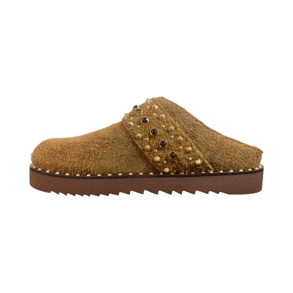 image-2-ash-sabot-clous-véritable-cuir-suédé-marron-sandales-grizzly-cocco