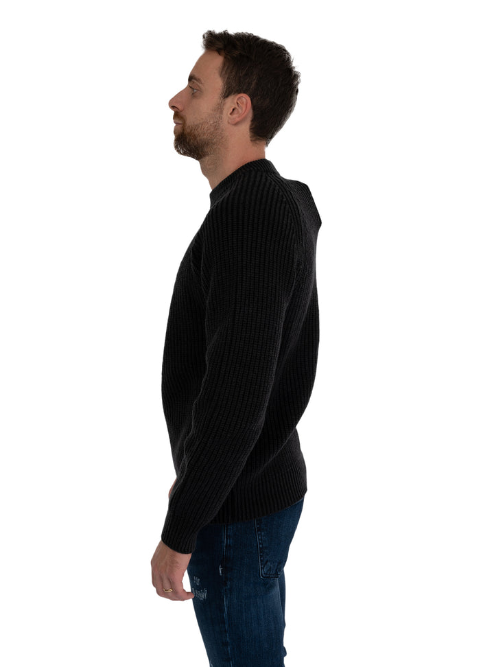 image-2-cercle-1901-paricollo-laine-vierge-côte-anglaise-noir-bonneterie-cn4618-paric-côte-anglaise-noir