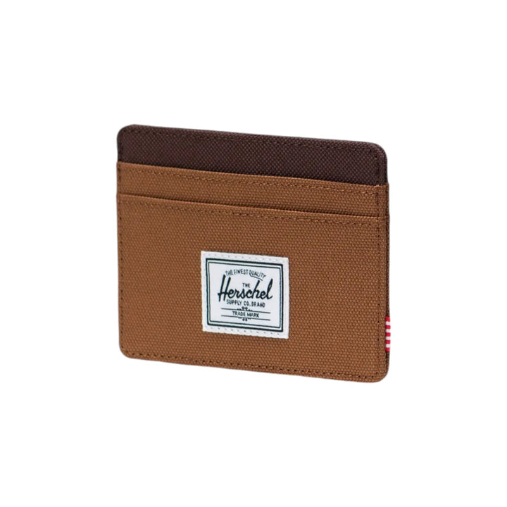 image-2-herschel-porte-documents-nylon-marron-portefeuille-charlie-porte-cartes-cuir