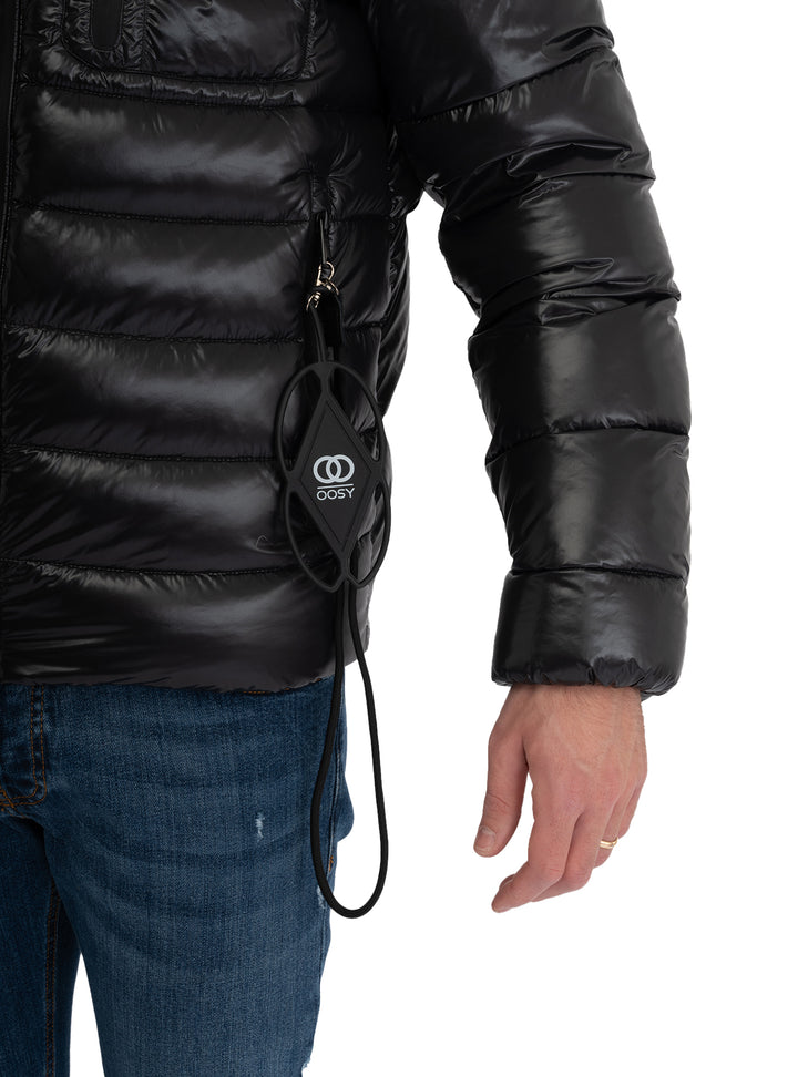 image-2-oosy-doudoune-à-capuche-noire-veste-sy74406-doudoune-skat-noire