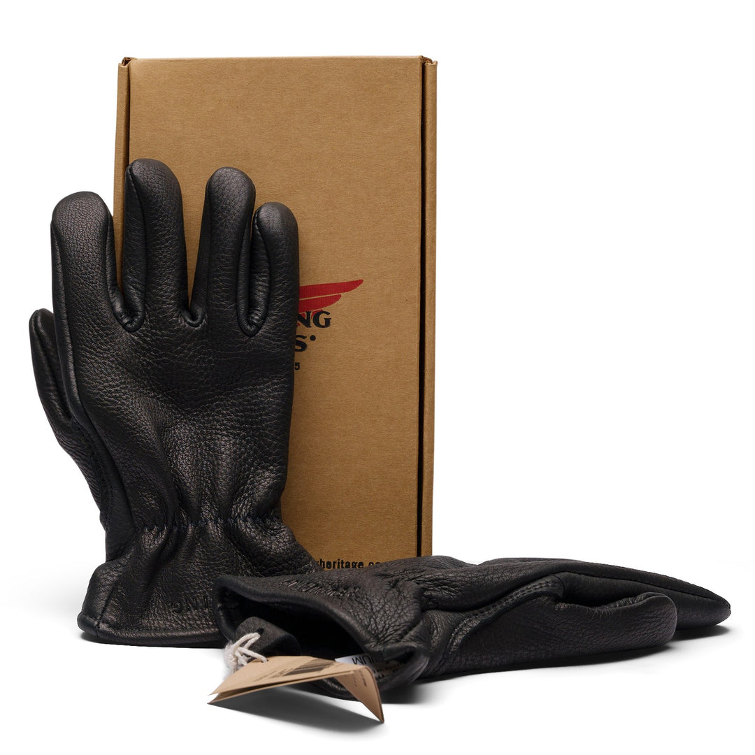 image-2-red-wing-shoes-gants-en-cuir-de-daim-rembourrés-noirs-gants-95232