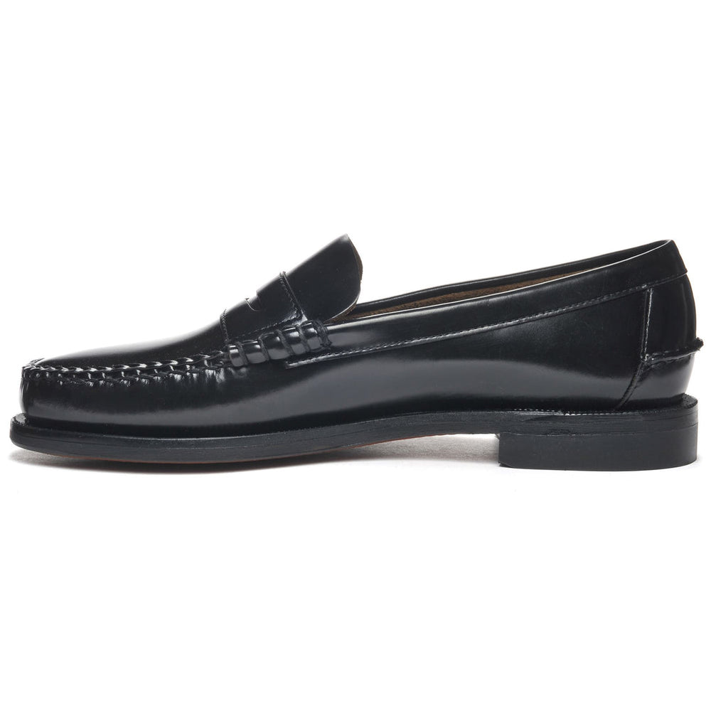 image-2-sebago-mocassins-homme-cuir-véritable-goodyear-noir-mocassins-classic-dan-m-black