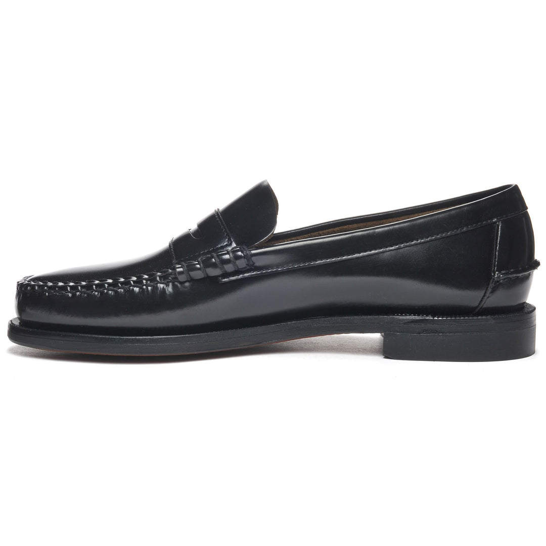image-2-sebago-mocassins-homme-cuir-véritable-goodyear-noir-mocassins-classic-dan-m-black