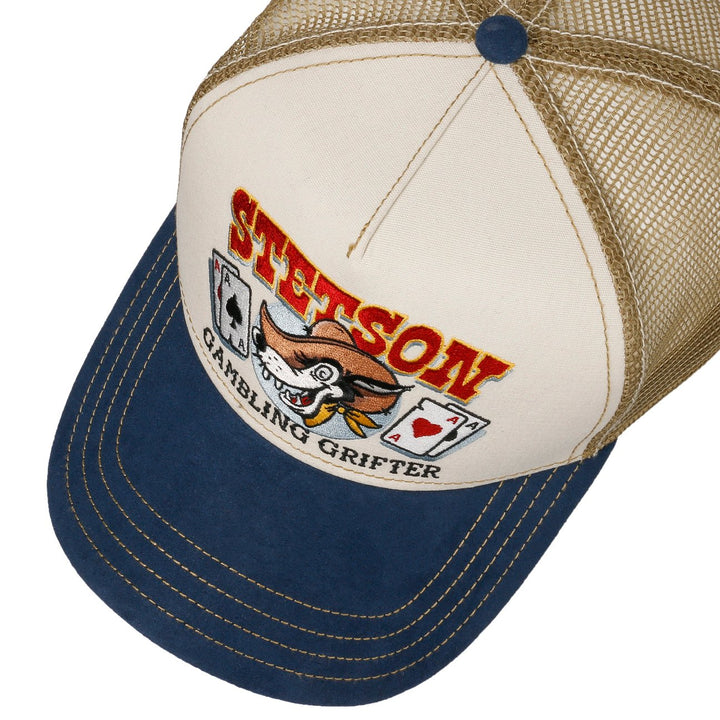 image-2-stetson-casquette-de-camionneur-gambling-grifter-bleu-or-chapeaux-7751191-blugold