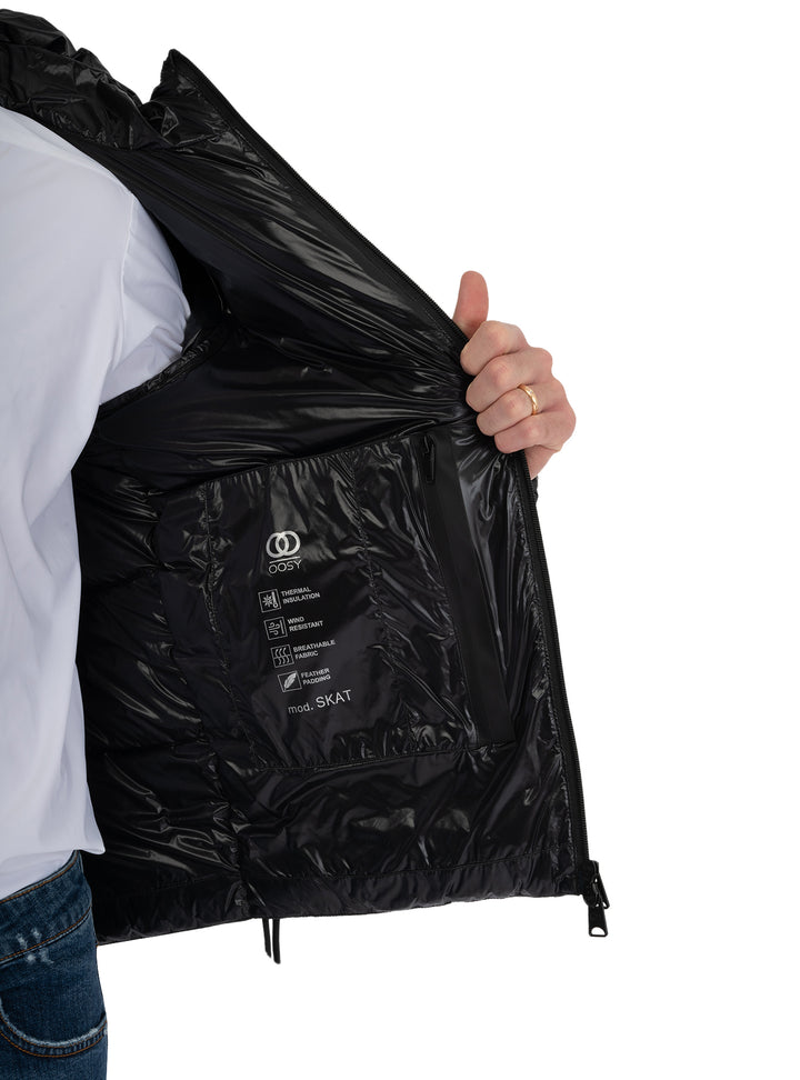 image-3-oosy-doudoune-à-capuche-noire-veste-sy74406-doudoune-skat-noire