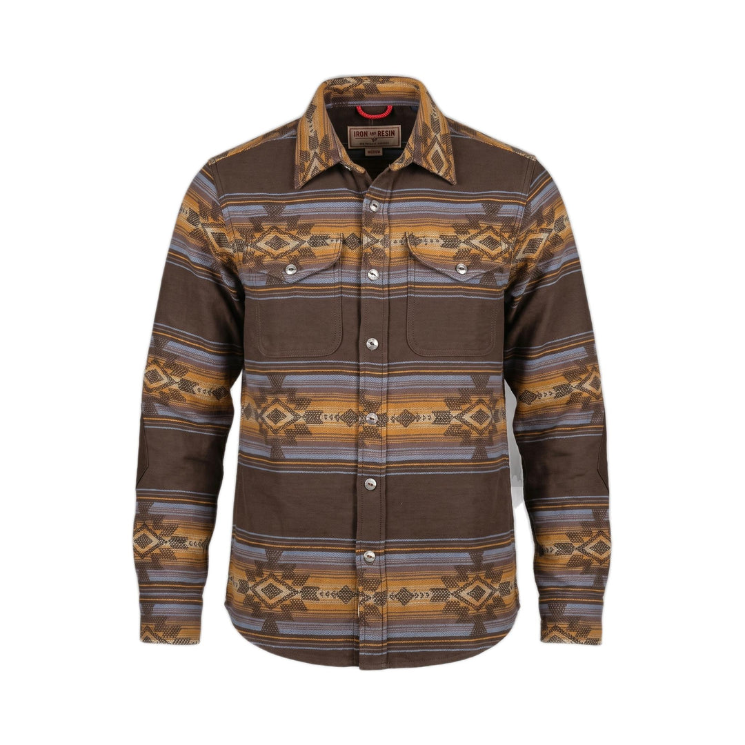 Iron and Resin KLAMATH SHIRT BROWN Marrone - foto 1