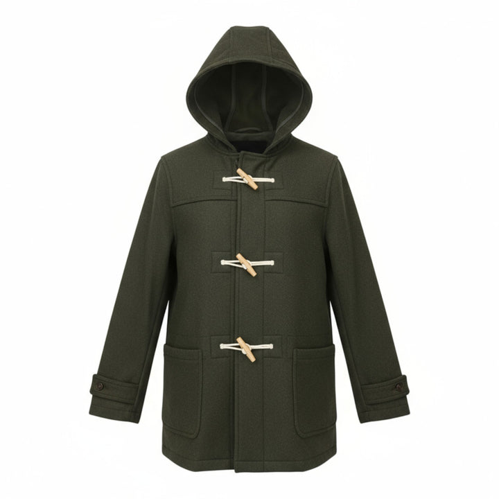 MANTEAU EN LAINE STIRLING VERT