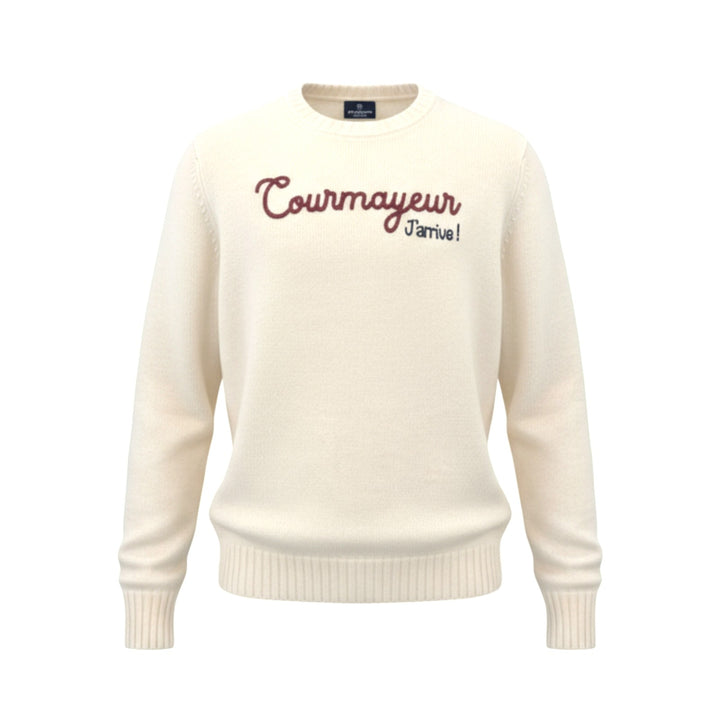 COLLIER BRODÉ COURMAYEUR CRÈME