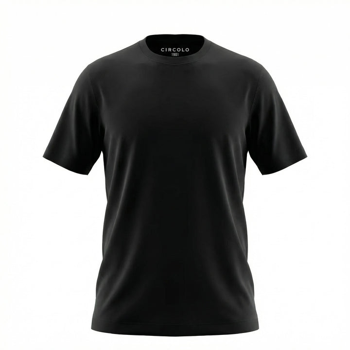 T-Shirt Premium Nid d'Abeille Noir