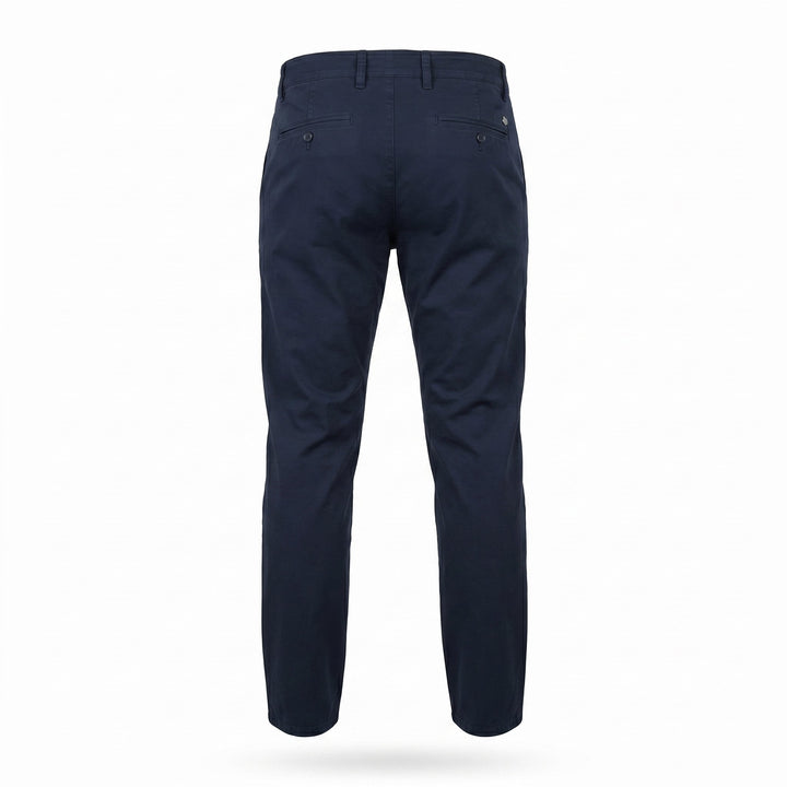 Modfitter Pantalone Carnaby Popeline Dark Navy Blu - foto 2