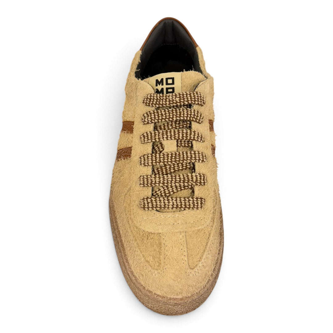 Kazan sneaker in pelle scamosciata beige Moma