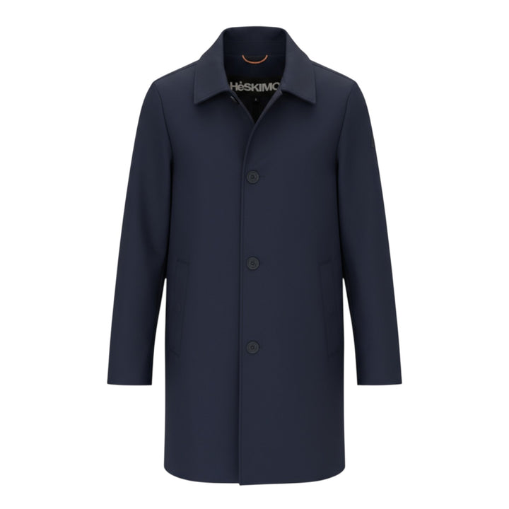 TRENCH TECHNIQUE EN MOUSSELINE BLEU