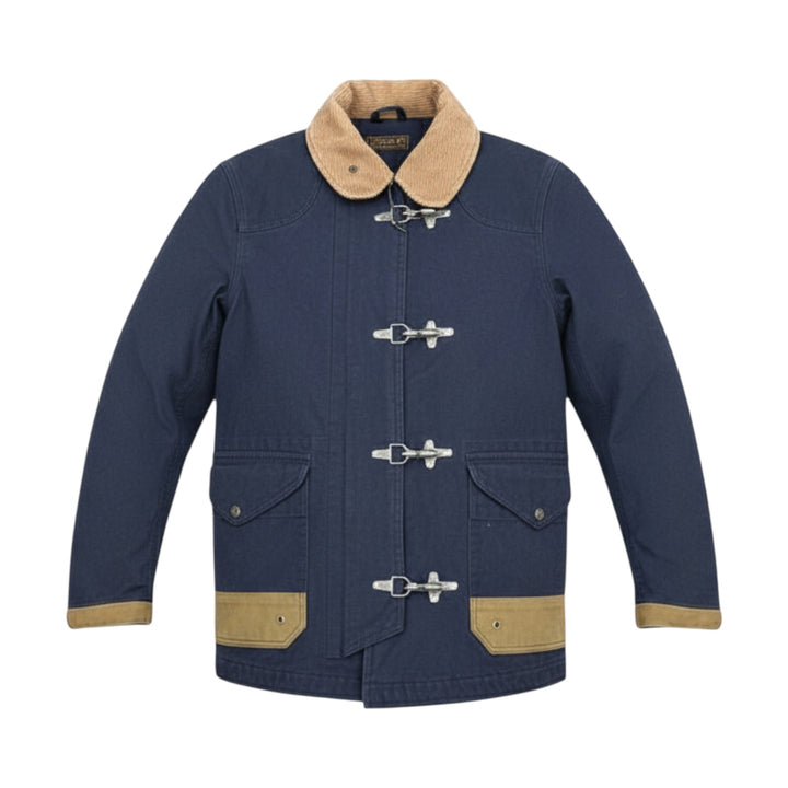 FIREMAN « ÉDITION LIMITÉE » TOILE DE COTON DOUBLÉE DE LAINE BLEU