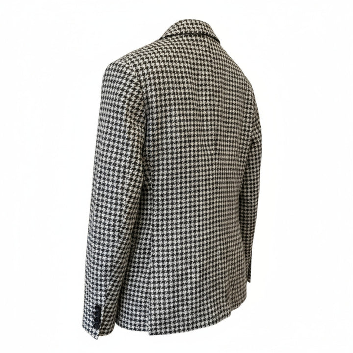 BLAZER PIED-DE-POULE NOIR ET BLANC