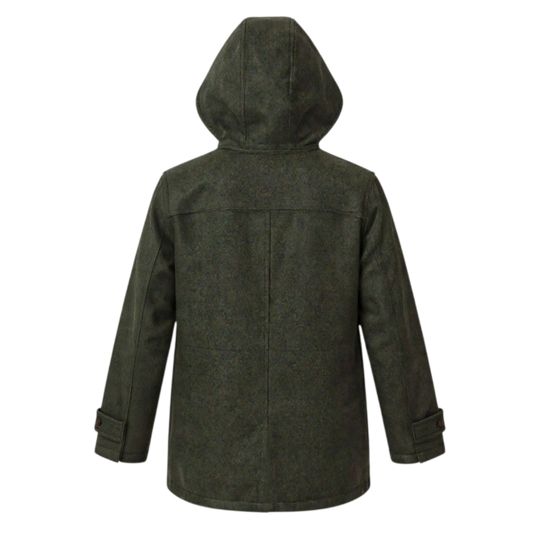 MANTEAU EN LAINE STIRLING VERT