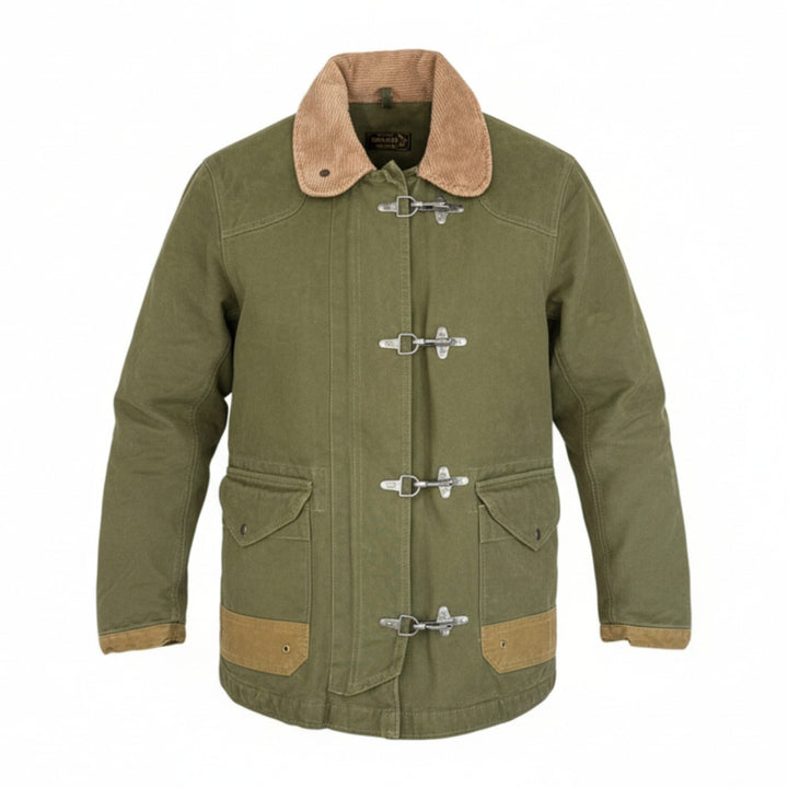 FIREMAN « ÉDITION LIMITÉE » TOILE DOUBLÉE DE LAINE VERDE