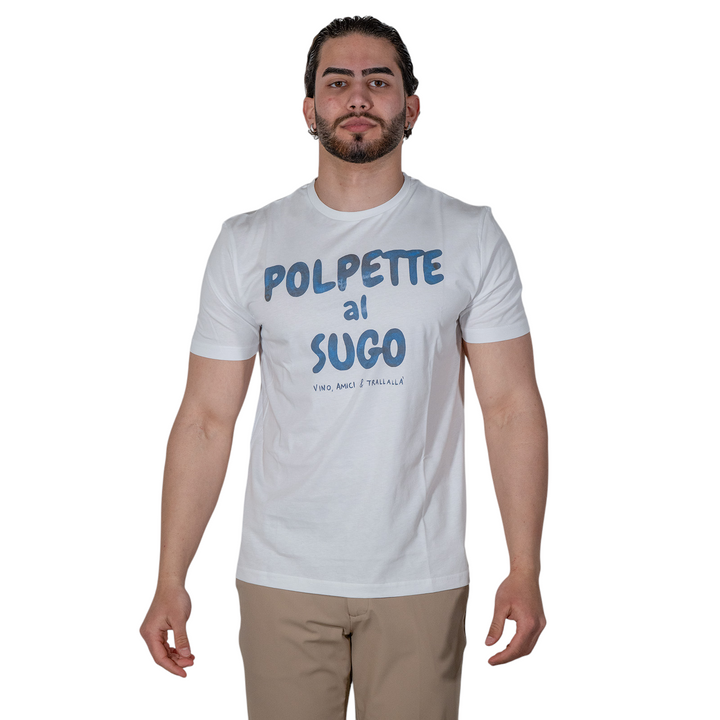 T-SHIRT IMPRIMÉ BOULETTES BLEUES