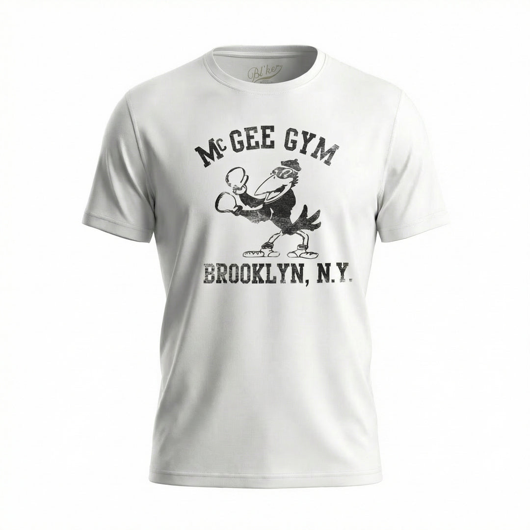 T-shirt à manches courtes avec motif Mc Gee Gym blanc