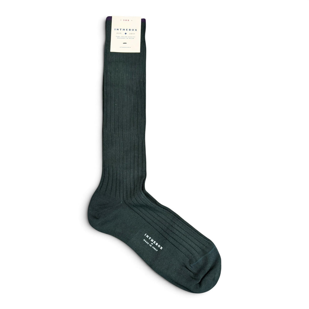 Chaussettes Cotton Basic Vert Foncé