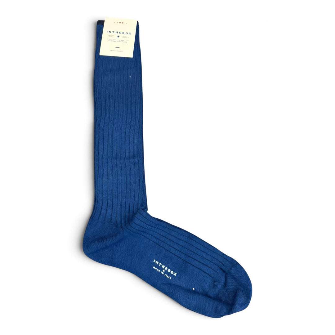 Chaussettes Cotton Basic Bleu Denim