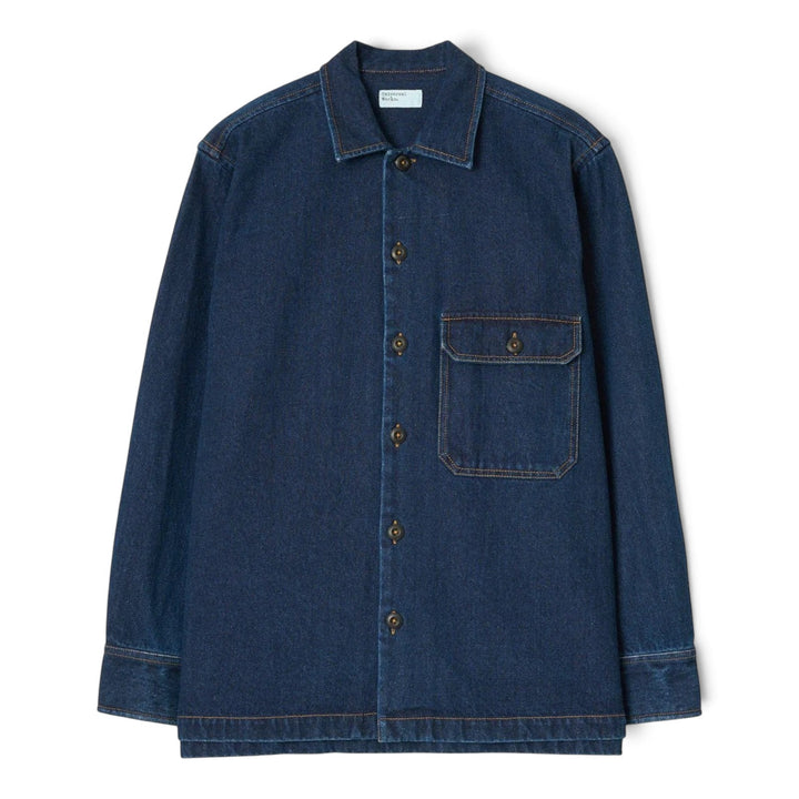 Fatigue Shirt Work Denim Indigo