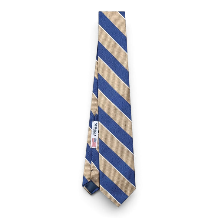 THREE COLORS STRIPES BLUE-BEIGE-WHITE