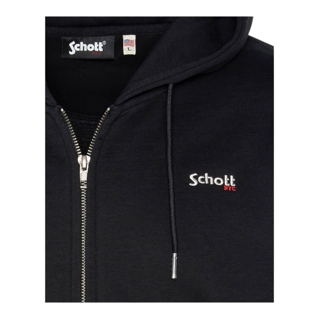 SWEAT À CAPUCHE ZIPPÉ NOIR