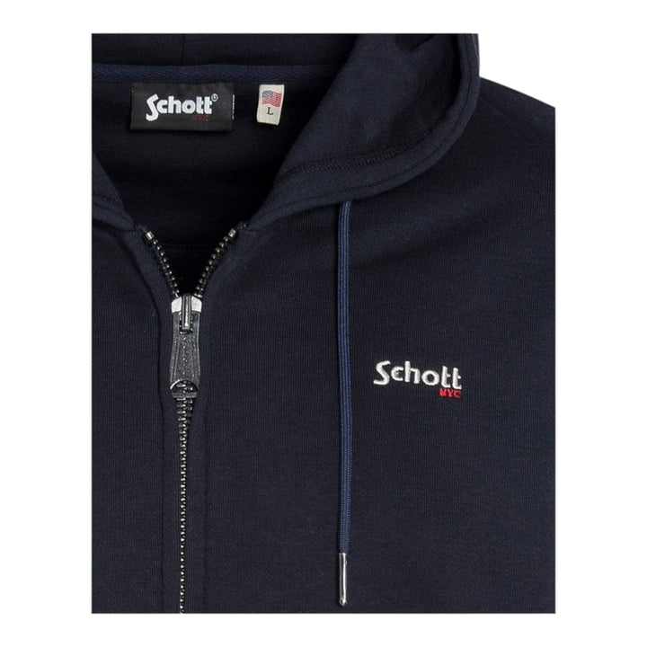 SWEAT À CAPUCHE ZIP BLEU