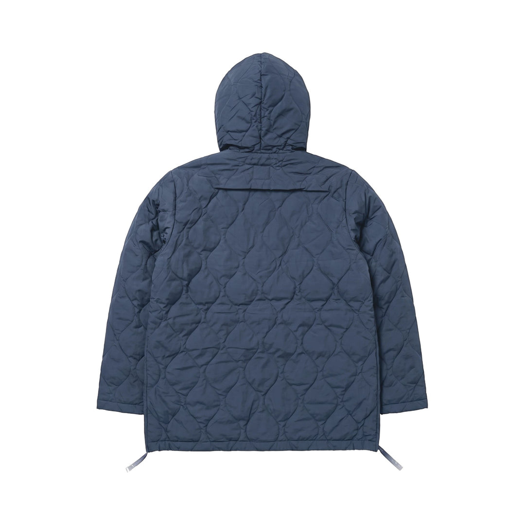 Military Hooded Down Jacket giacca trapuntata blu Taion, vista posteriore