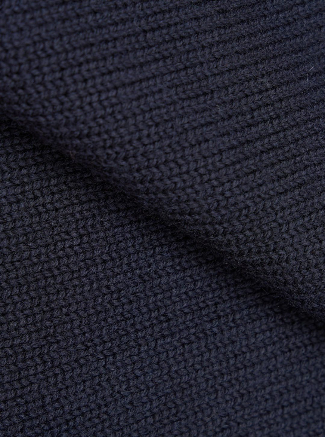 Universal Works Curtis Sweater Shetland Wild Navy Blu - foto 4
