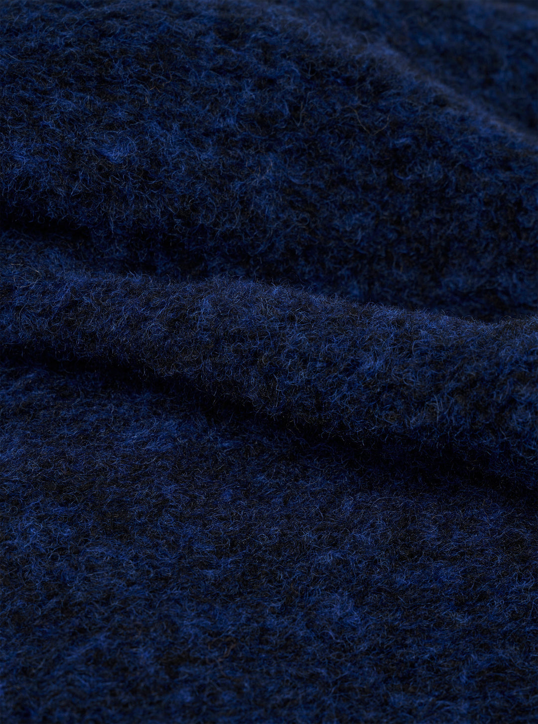 Universal Works Lancaster Gilet Bouclet Fleece Blue Blu - foto 4