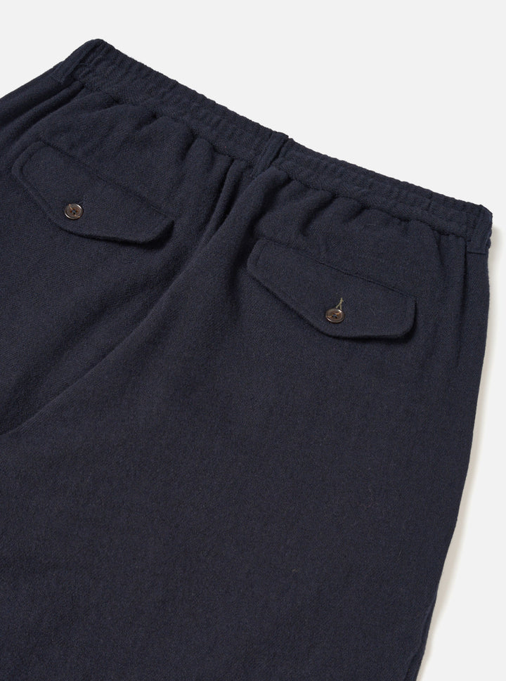 Universal Works Lindberg Pant Robin Wool Mix Dark Navy Blu - foto 7