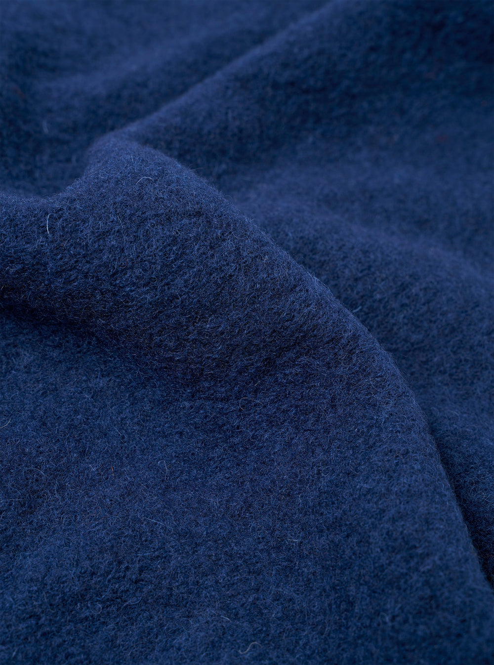 Universal Works Zip Bomber Wool Fleece Indigo Blu - foto 2
