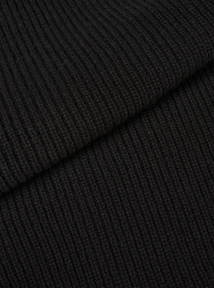 Universal Works Zip Cardigan Eco Wool Black Nero - foto 4