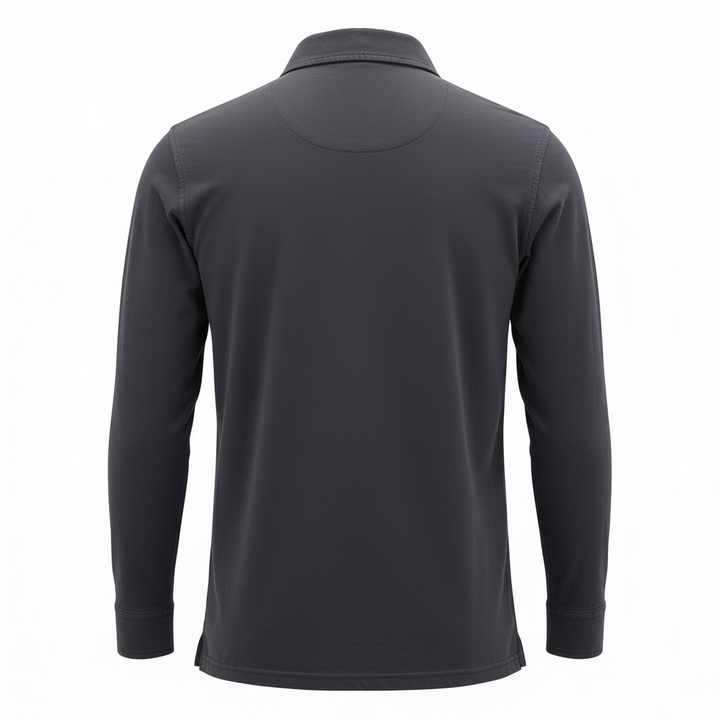Polo Manches Longues York Jersey Navy