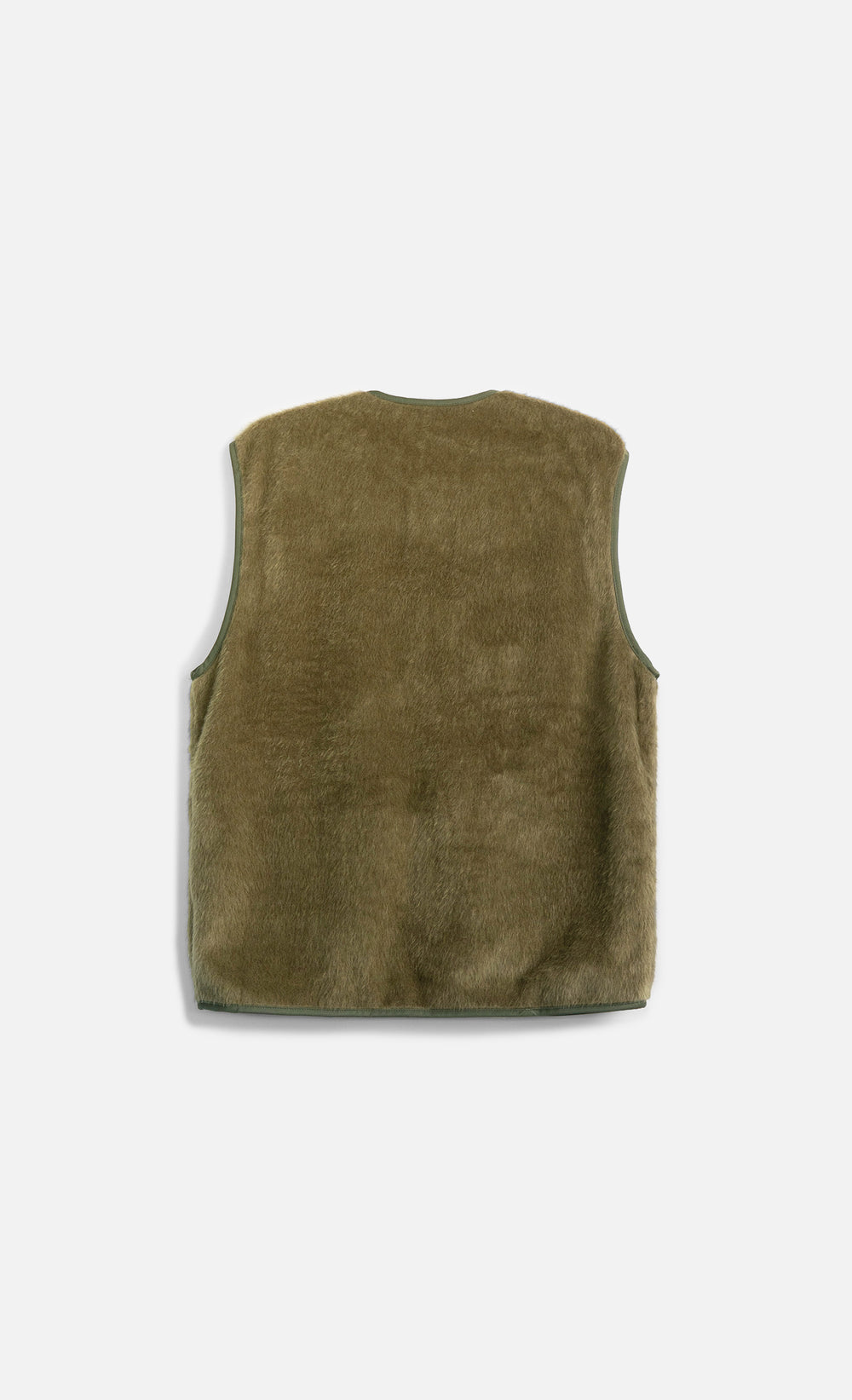 Wooden Gilet Rail Zip Alga Verde - foto 2
